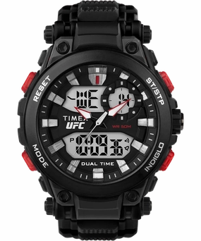 Timex UFC Impact 50mm Resin Strap Watch TW5M52800