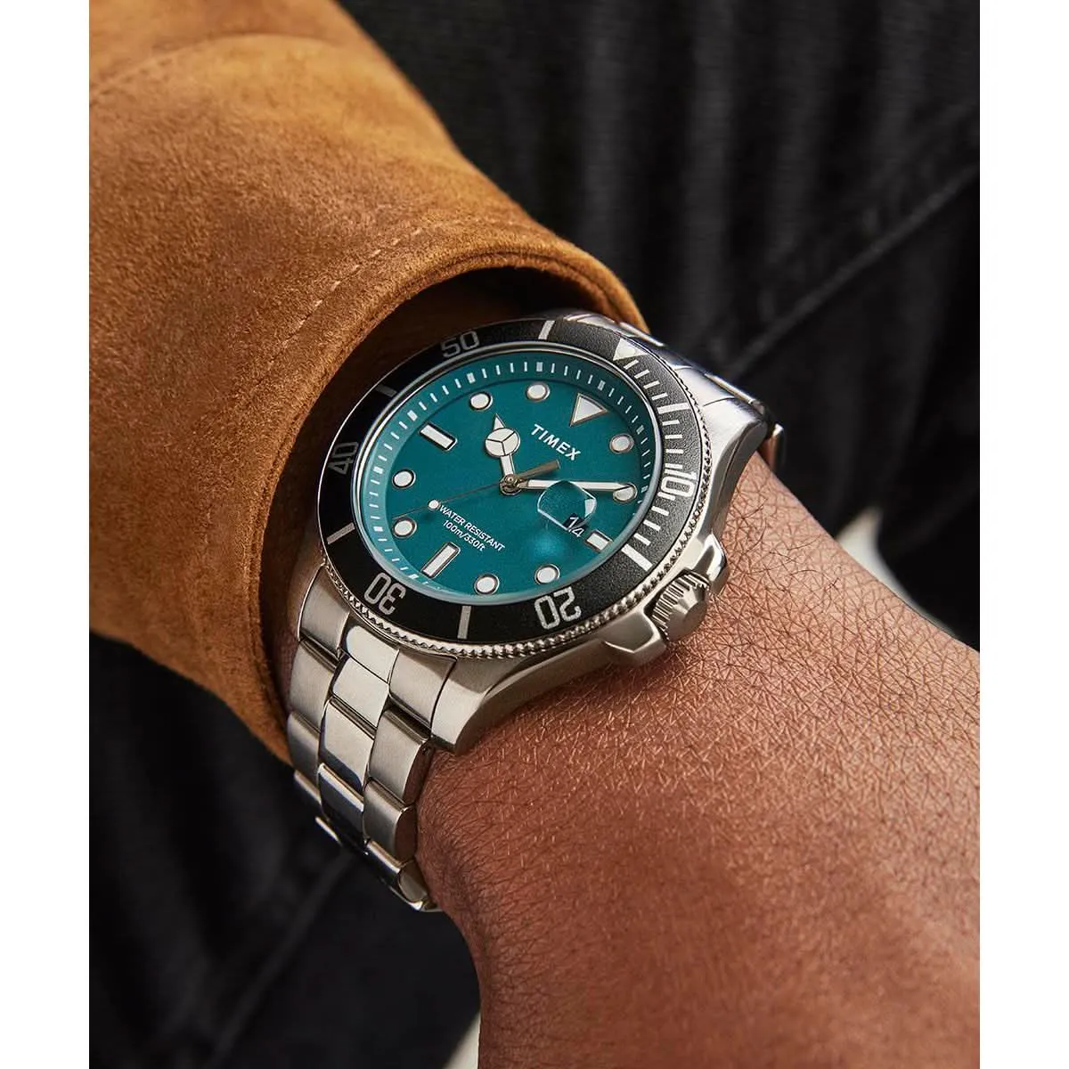 Timex?Harborside Coast Stainless Steel Bracelet Watch TW2V91900