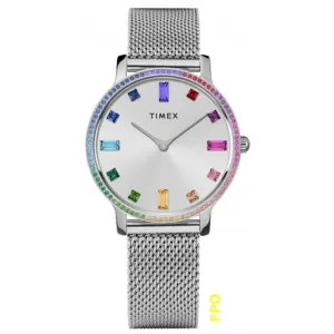 Timex?Transcend Mesh Bracelet Watch TW2W19100