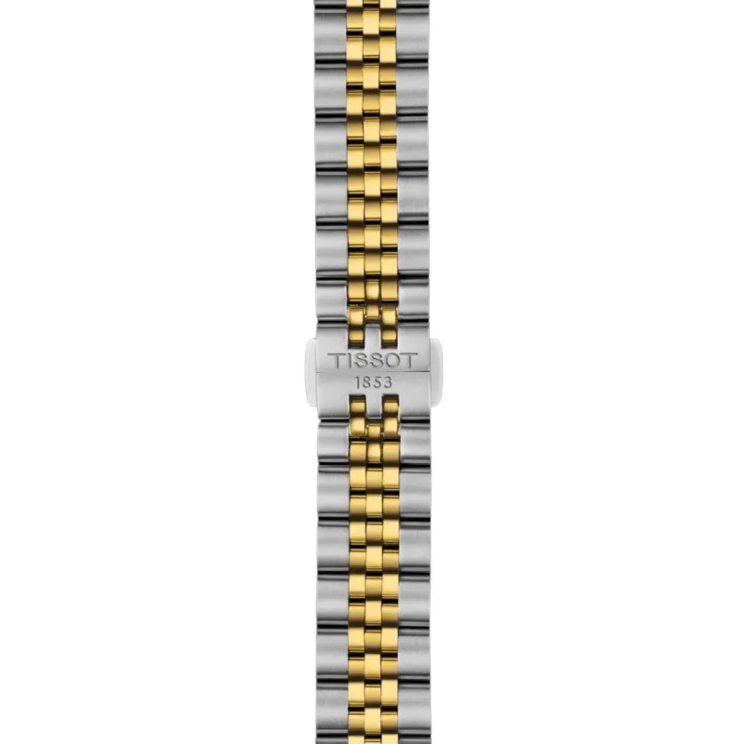 TISSOT BALLADE 34mm TWO-TONE GOLD STEEL WATCH T1562102203100