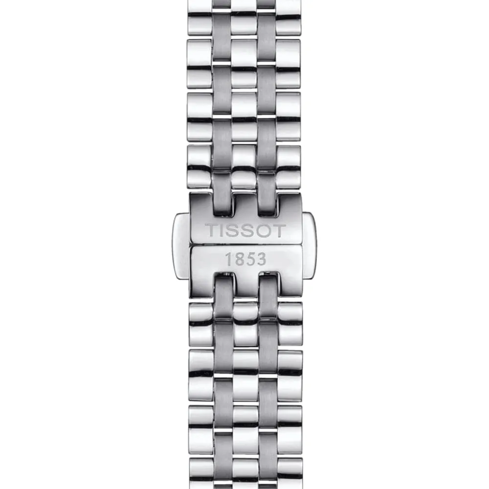 TISSOT CARSON MOONPHASE SWISS QUARTZ STAINLESS STEEL WOMEN'S WATCH T1222231103300