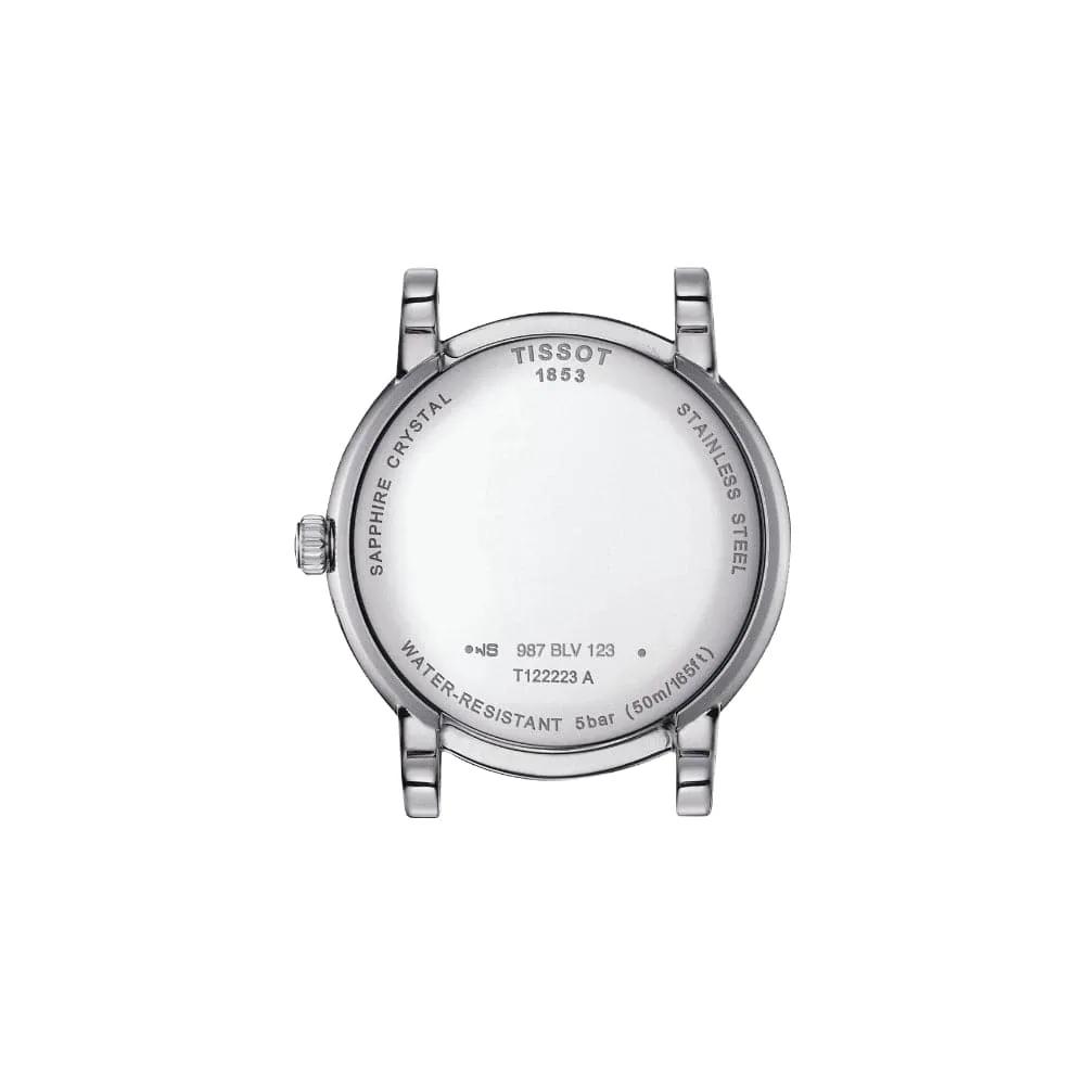 TISSOT CARSON MOONPHASE SWISS QUARTZ STAINLESS STEEL WOMEN'S WATCH T1222231103300