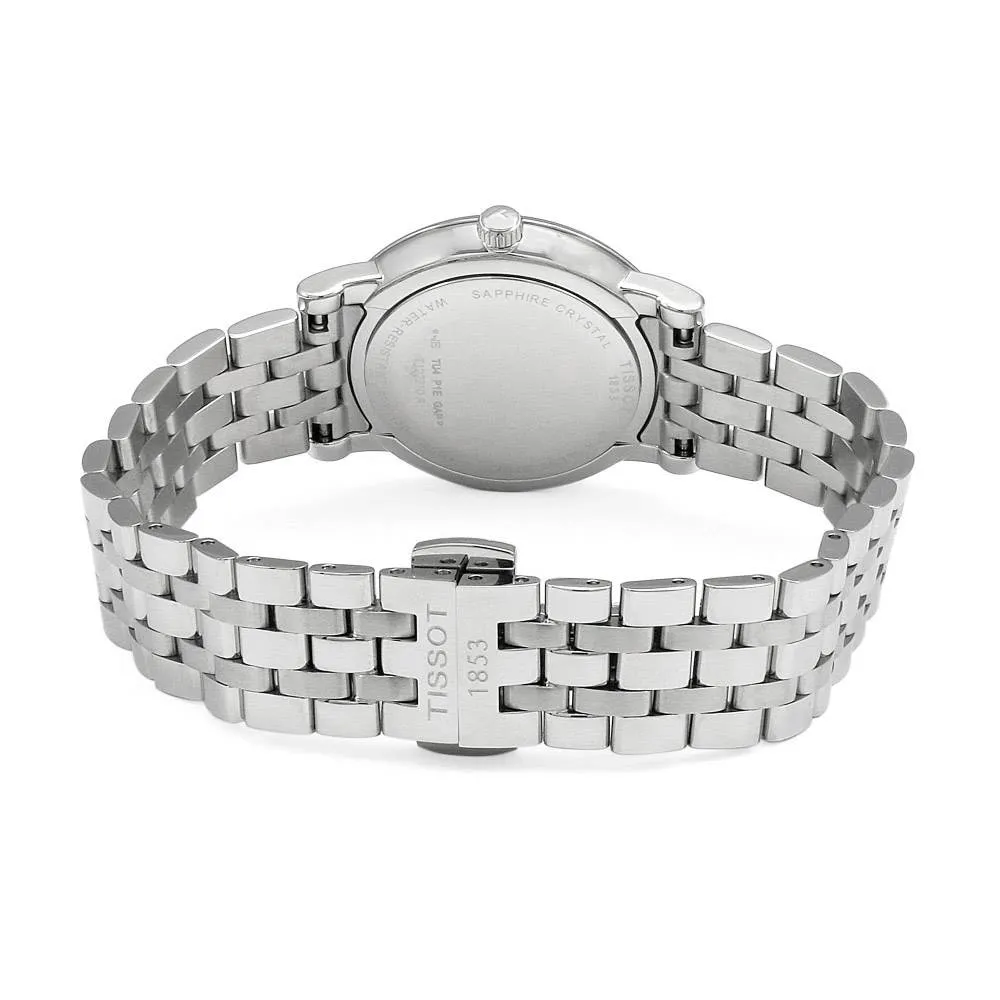 TISSOT CARSON MOONPHASE SWISS QUARTZ STAINLESS STEEL WOMEN'S WATCH T1222231103300