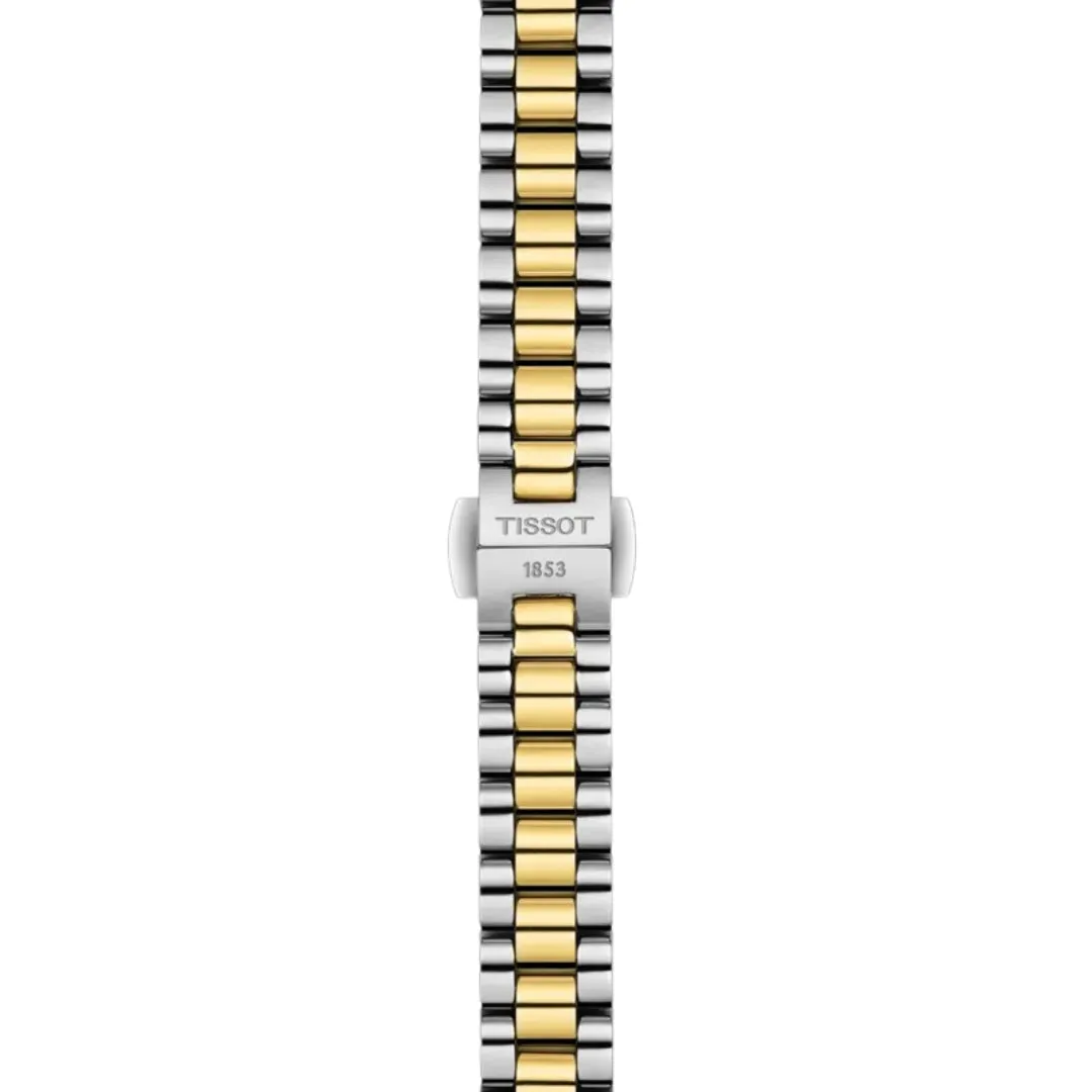TISSOT DESIR 28mm GEMS TWO-TONE GOLD STEEL WATCH T1520102211801