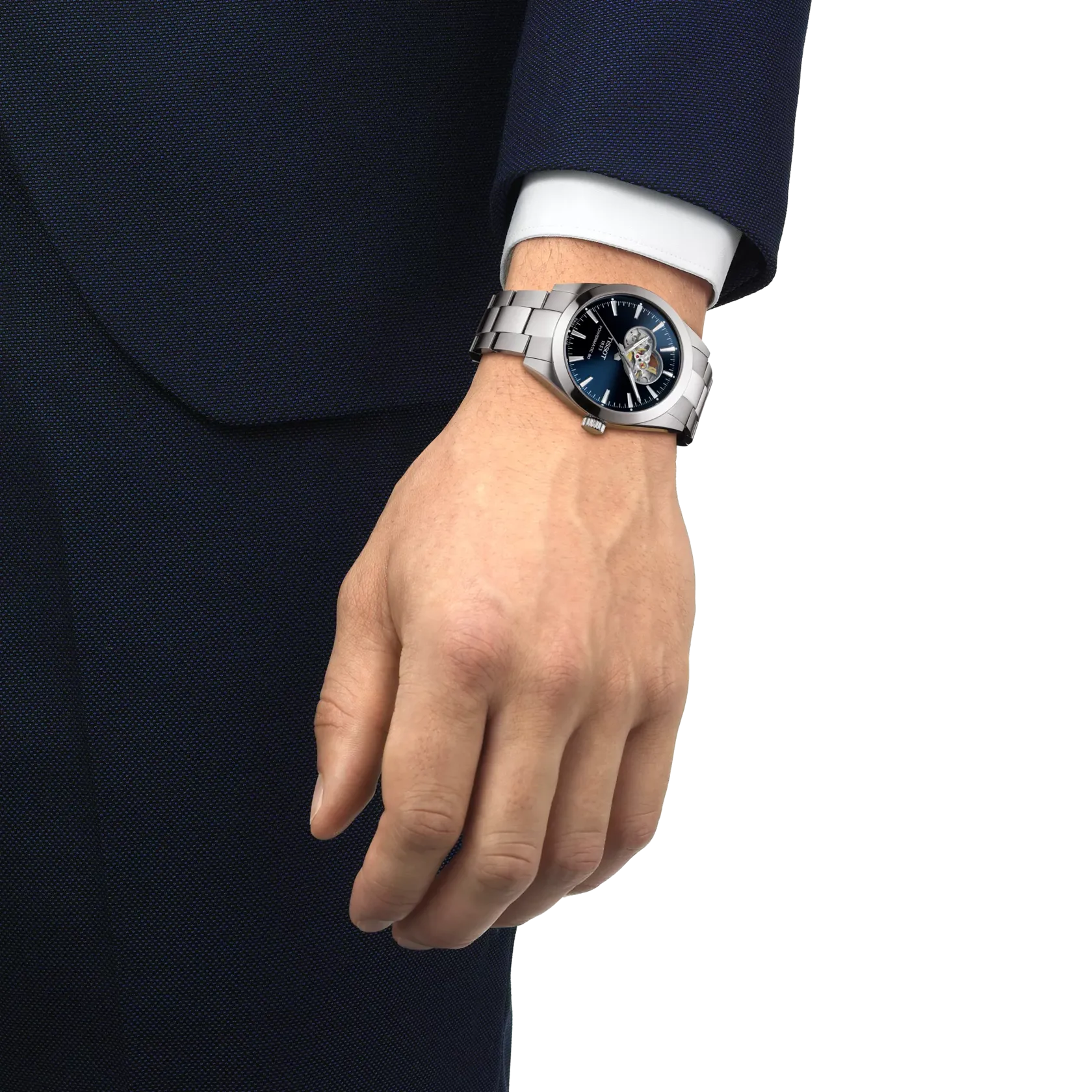 TISSOT Gentleman Powermatic 80 Open Heart T1274071104101