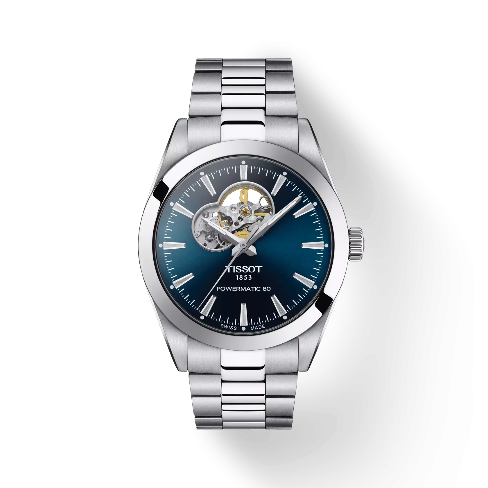 TISSOT Gentleman Powermatic 80 Open Heart T1274071104101