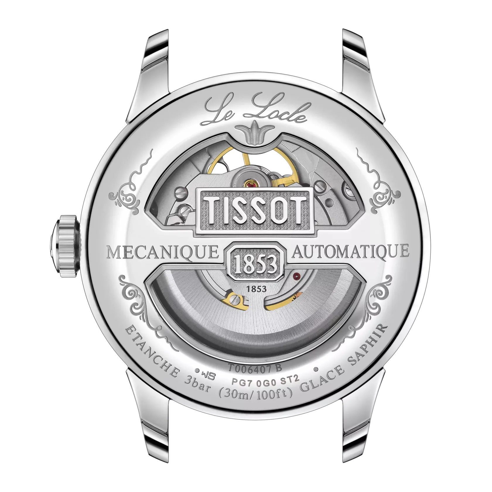 Tissot Le Locle Powermatic 80 Open Heart T0064071603301