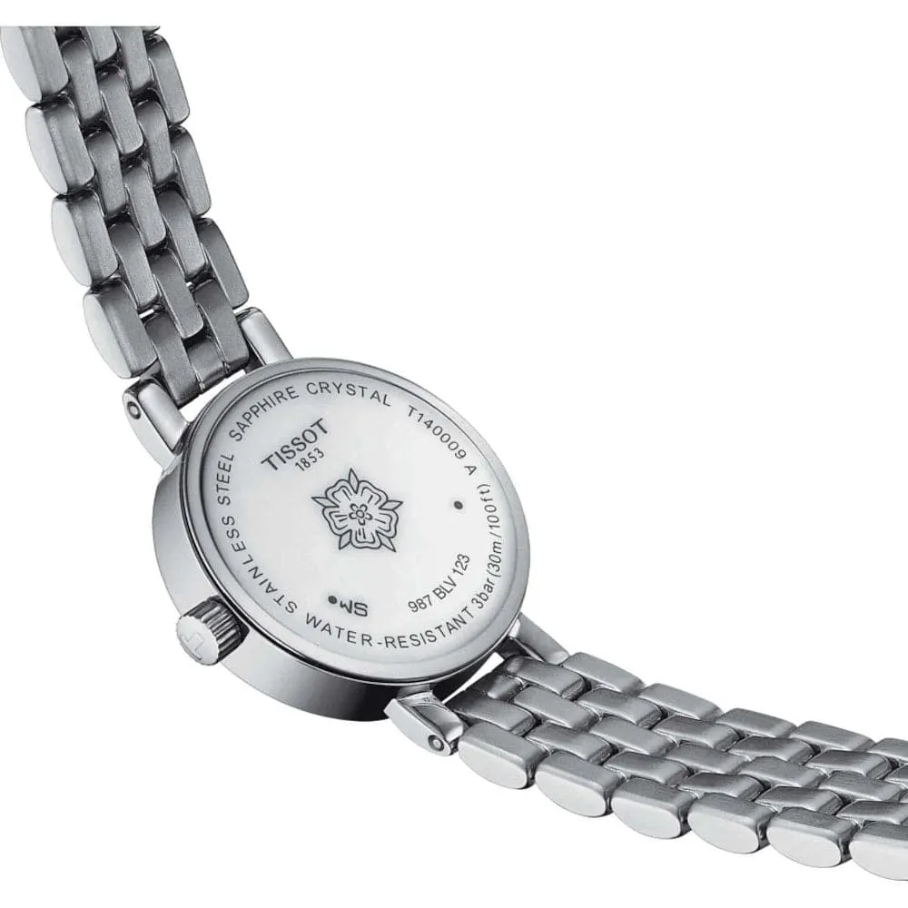 Tissot Lovely Silver Dial And Stainless Steel Strap Women Watch T1400091111100