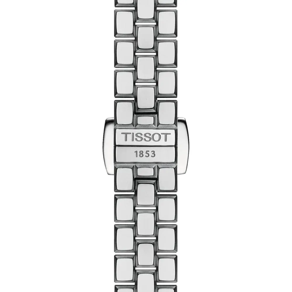 Tissot Lovely Square Silver Dial & Stainless Steel Strap Men Watch T0581091103601