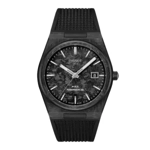 Tissot PRX Black Rubber Strap Men Watch T1379079720100