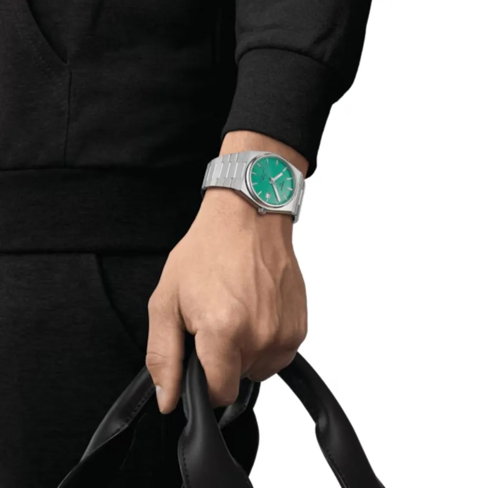 Tissot PRX Powermatic 80 Light Green Dial Stainless Steel Men's Watch T1374071109101