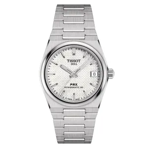 Tissot PRX Powermatic 80 Silver Stainless Steel Strap Men Watch T1372071111100