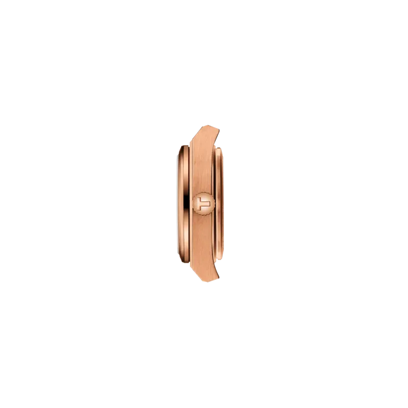 TISSOT PRX T1370103350600 25mm CARNATION GOLD STEEL WATCH