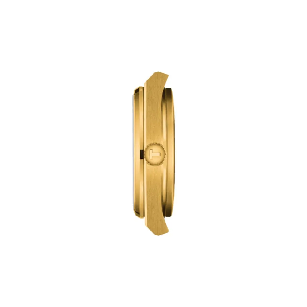 TISSOT PRX T1372103302100 GOLD STAINLESS STEEL UNISEX WATCH
