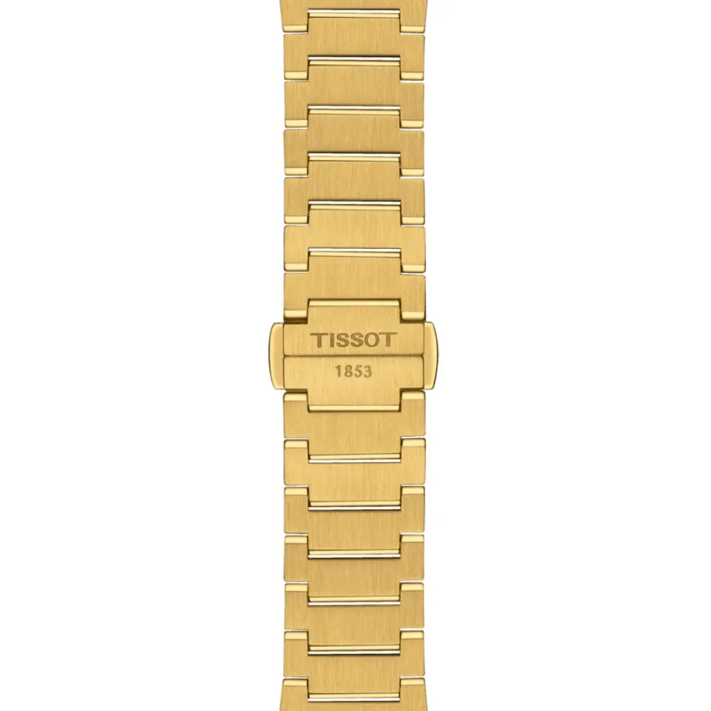 TISSOT PRX T1372103302100 GOLD STAINLESS STEEL UNISEX WATCH