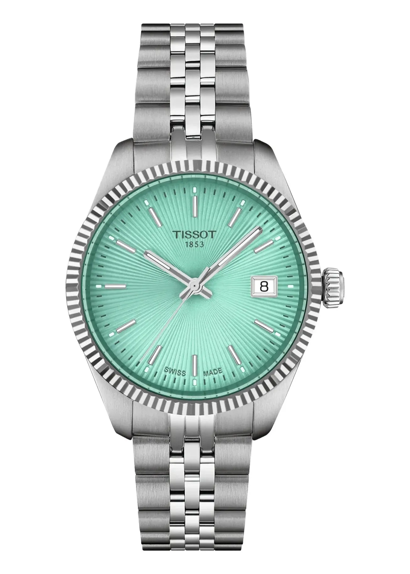 TISSOT SWISS BALLADE MINT DIAL STAINLESS STEEL BRACELET T156-210-11-091-00