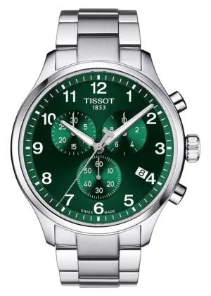 TISSOT SWISS GENTS CHRONOGRAPH XL CLASSIC GREEN DIAL T116-617-11-092-00