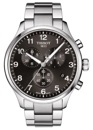 TISSOT SWISS GENTS CHRONOGRAPH XL CLASSIC GUNMETAL DIAL T116-617-11-057-01