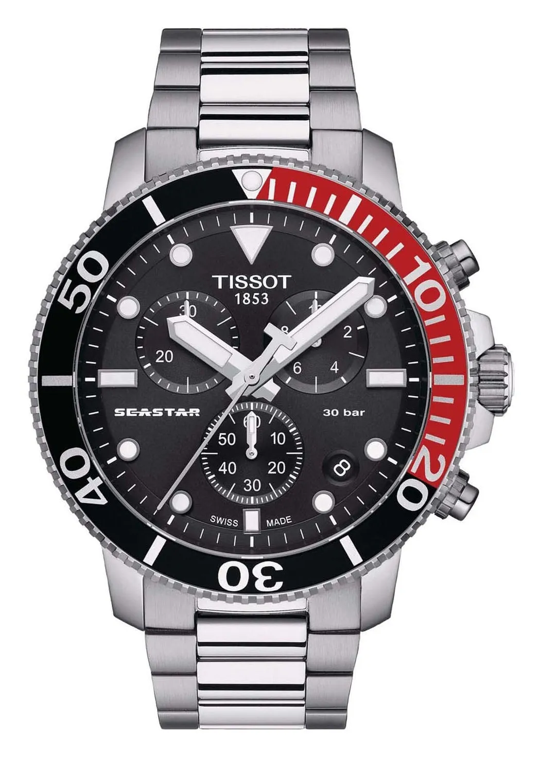 TISSOT SWISS GENTS SEASTAR 1000 CHRONOGRAPH T-SPORT T120-417-11-051-01