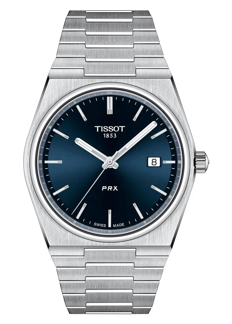 TISSOT SWISS PRX T CLASSIC BLUE DIAL STAINLESS STEEL T137-410-11-041-00