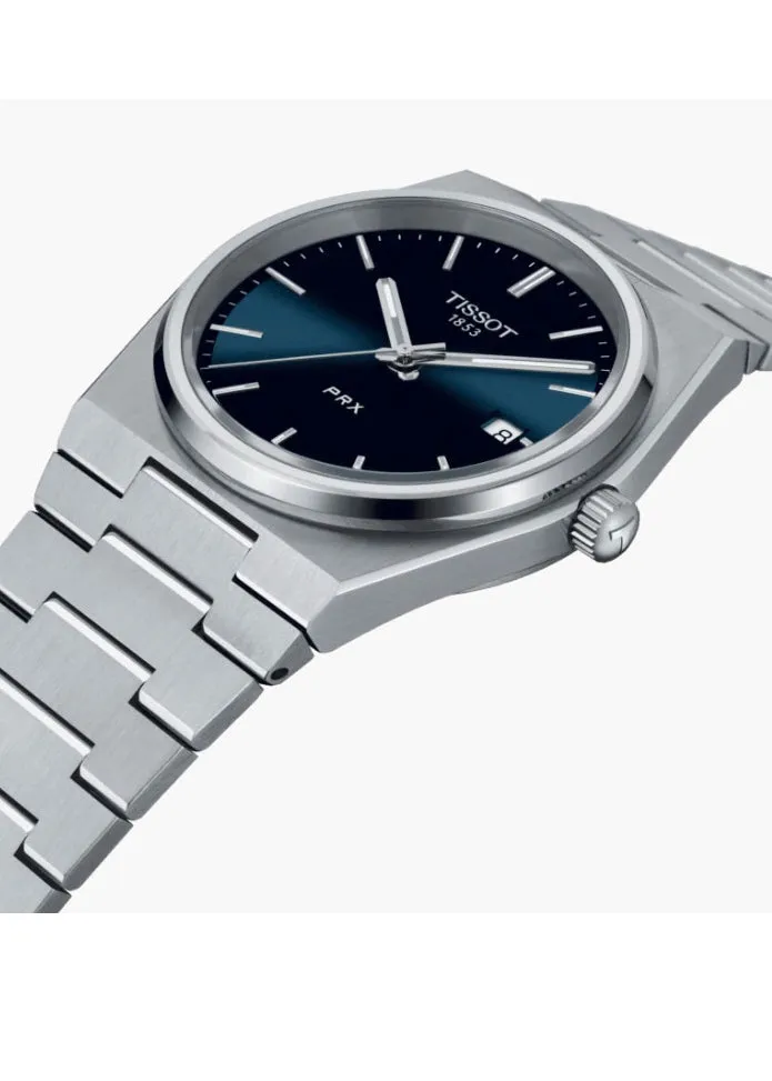 TISSOT SWISS PRX T CLASSIC BLUE DIAL STAINLESS STEEL T137-410-11-041-00