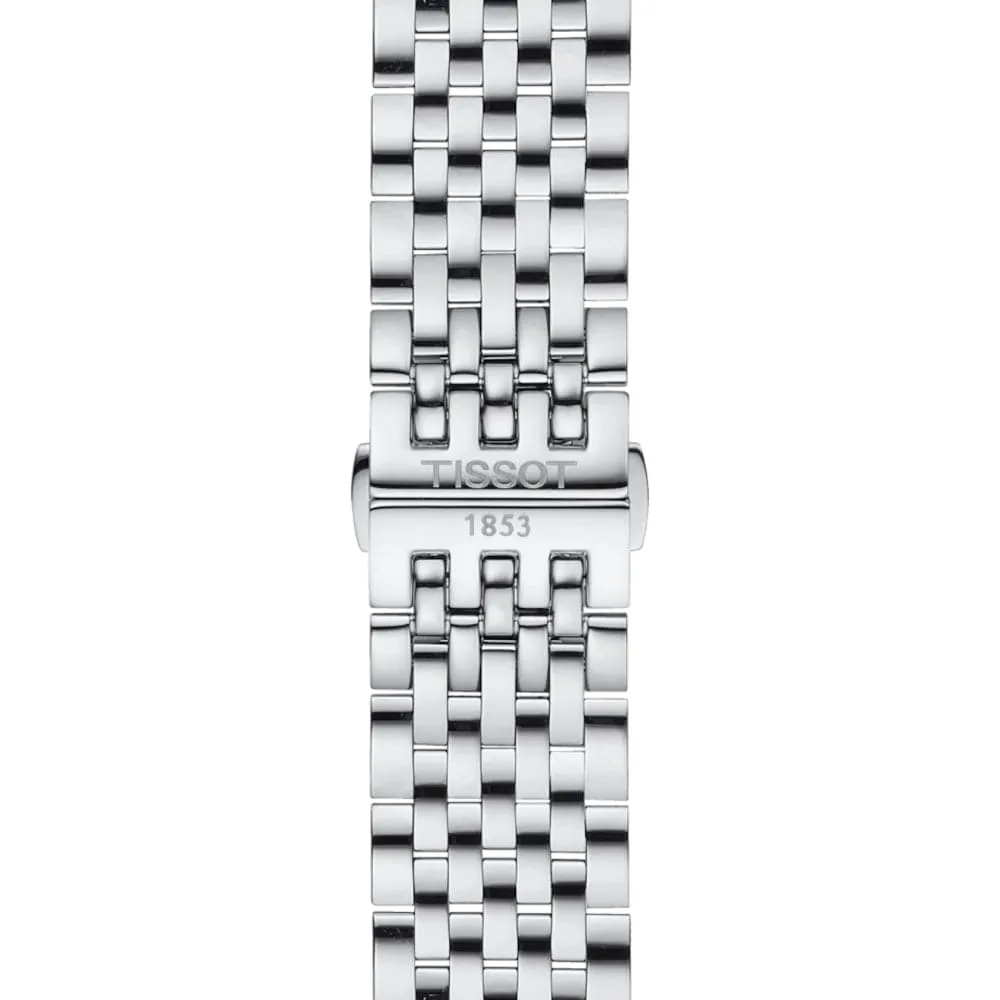 TISSOT T0064072203601 LOCLE POWERMATIC 80 TWO-TONE DIAMOND MARKERS MEN WATCH