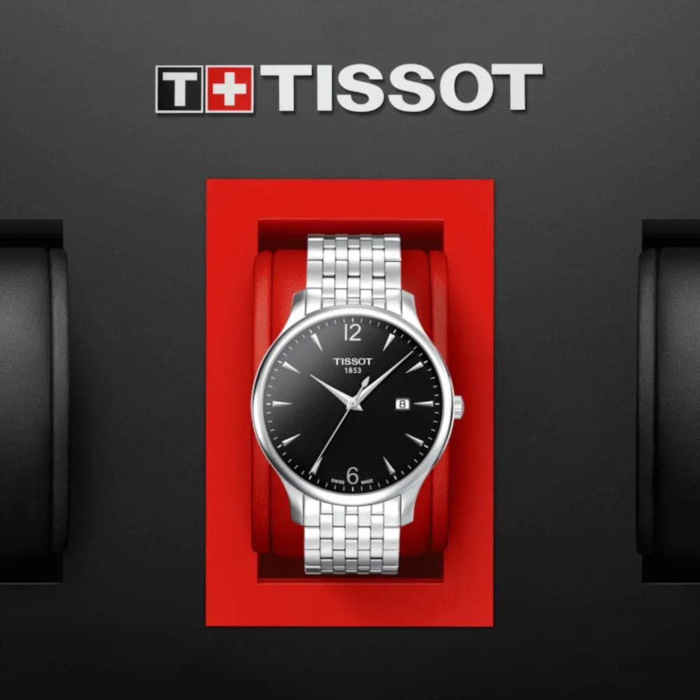 TISSOT T0064072203601 LOCLE POWERMATIC 80 TWO-TONE DIAMOND MARKERS MEN WATCH