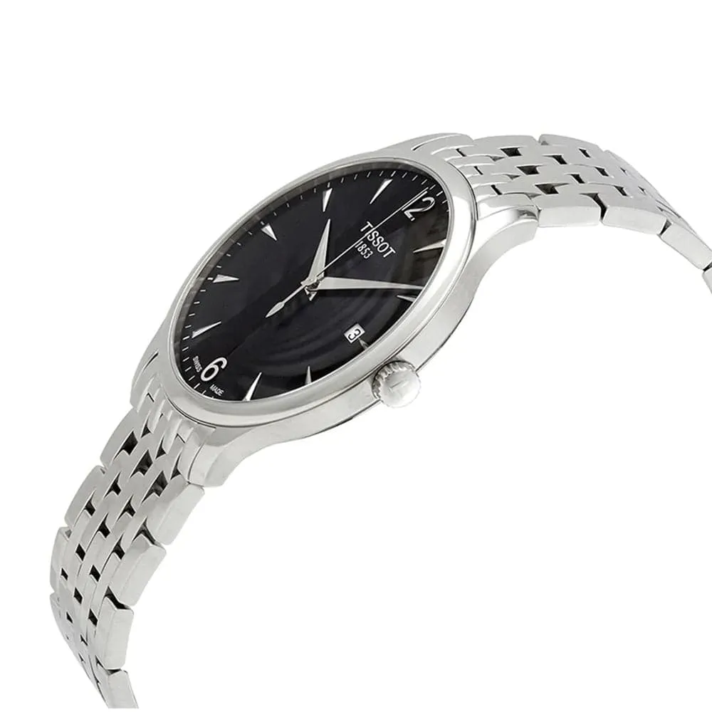 TISSOT T0064072203601 LOCLE POWERMATIC 80 TWO-TONE DIAMOND MARKERS MEN WATCH
