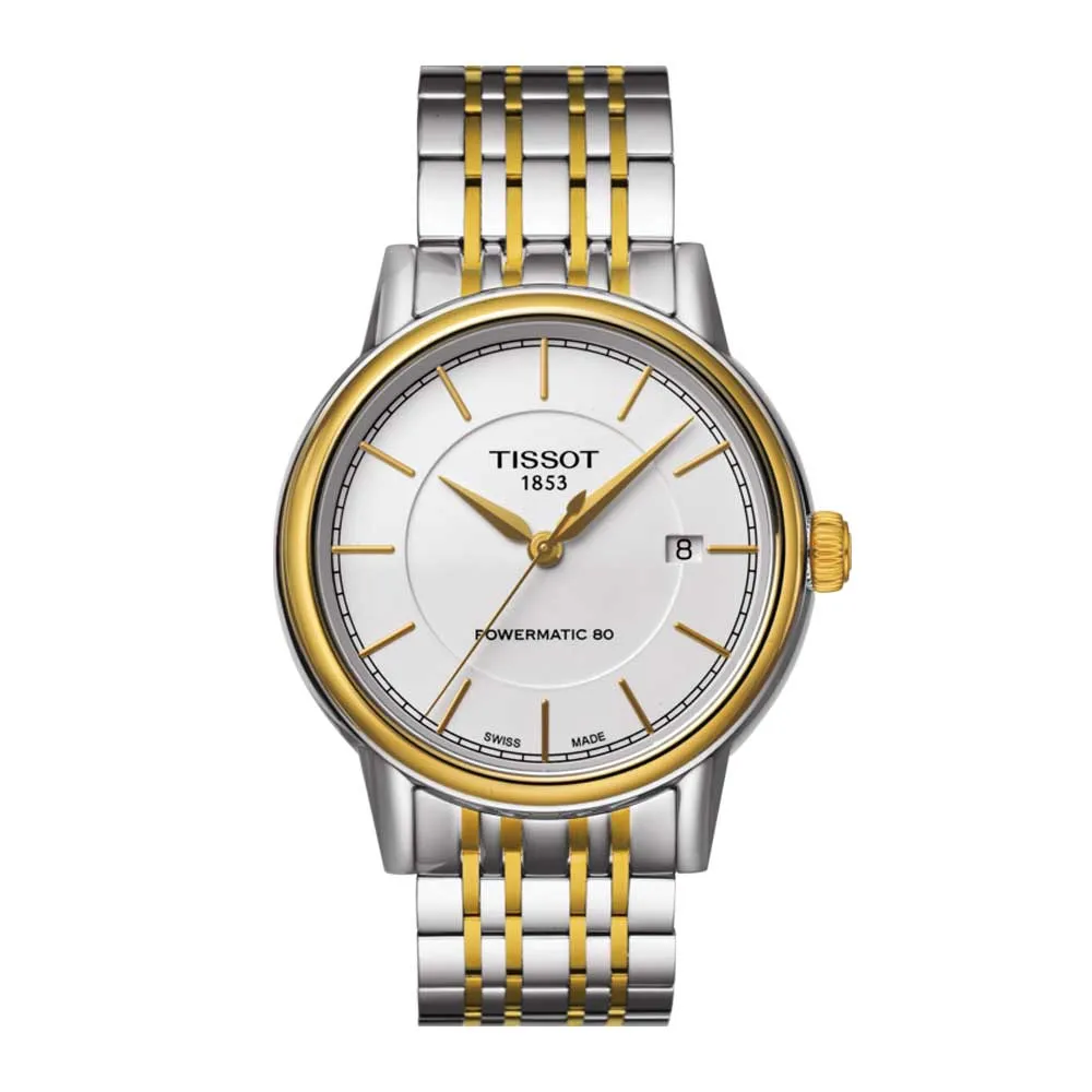 TISSOT T0854072201100 CARSON POWERMATIC 80 MEN'S WATCH