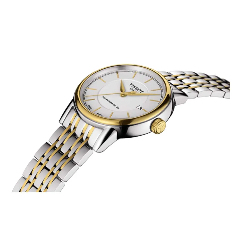 TISSOT T0854072201100 CARSON POWERMATIC 80 MEN'S WATCH