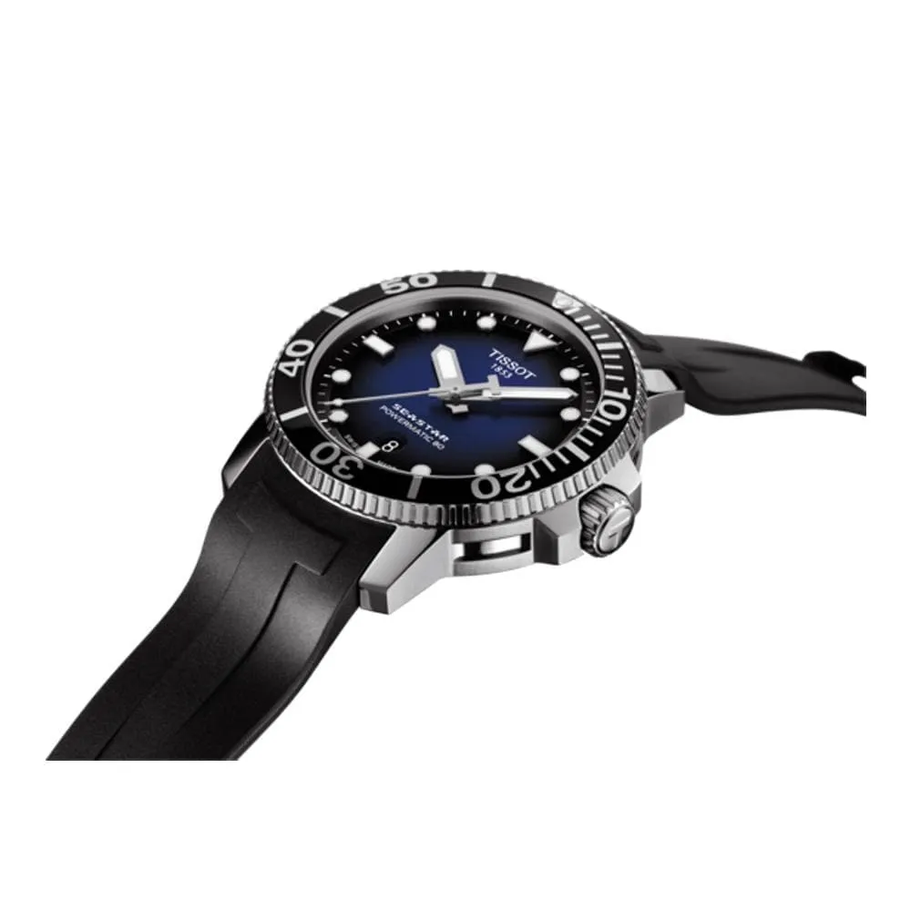 TISSOT T1204071704100 SEASTAR 1000 POWERMATIC 80 MEN'S WATCH