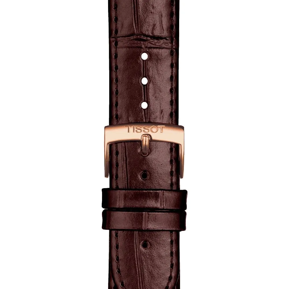 TISSOT T1224073603100 CARSON POWERMATIC 80 MEN'S WATCH