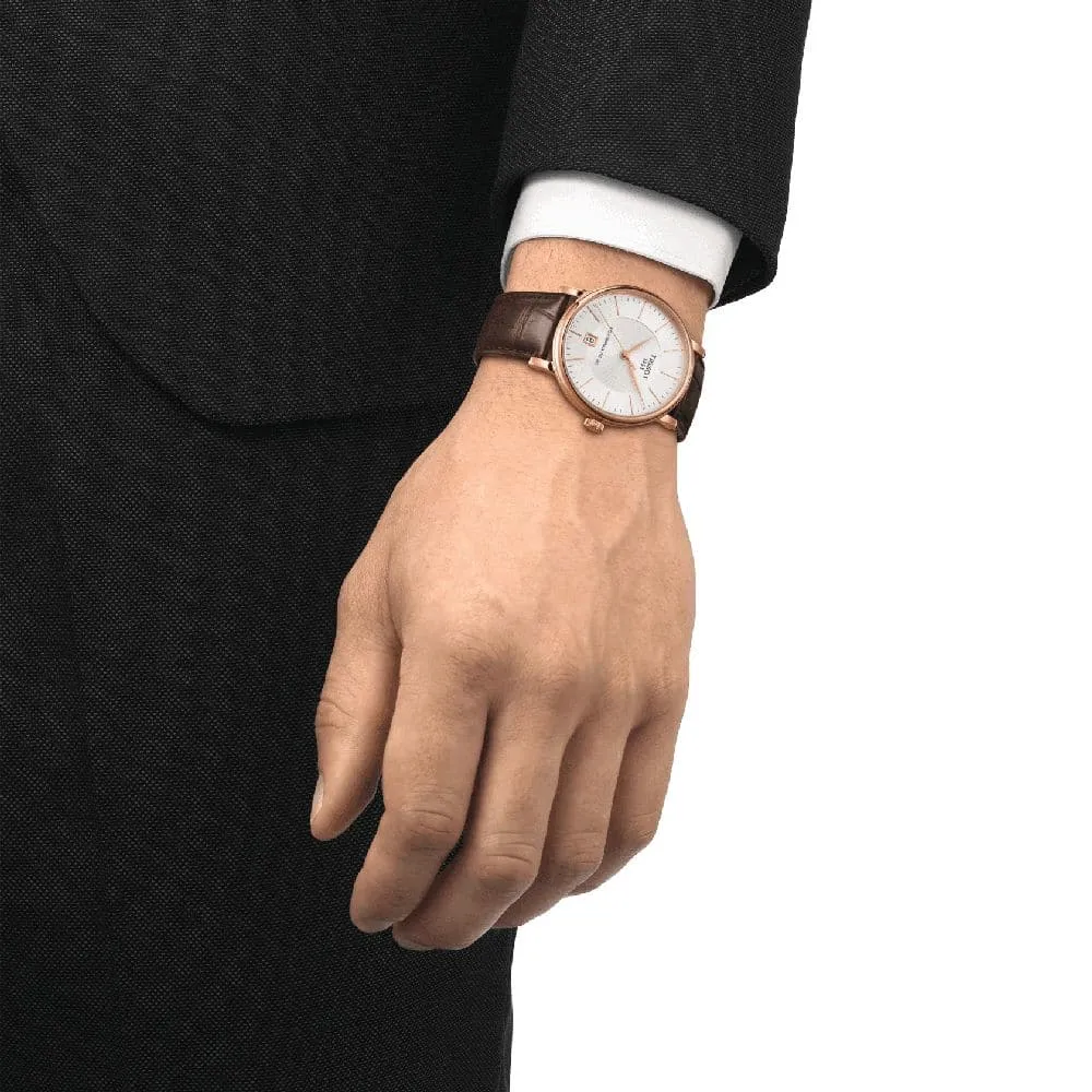 TISSOT T1224073603100 CARSON POWERMATIC 80 MEN'S WATCH