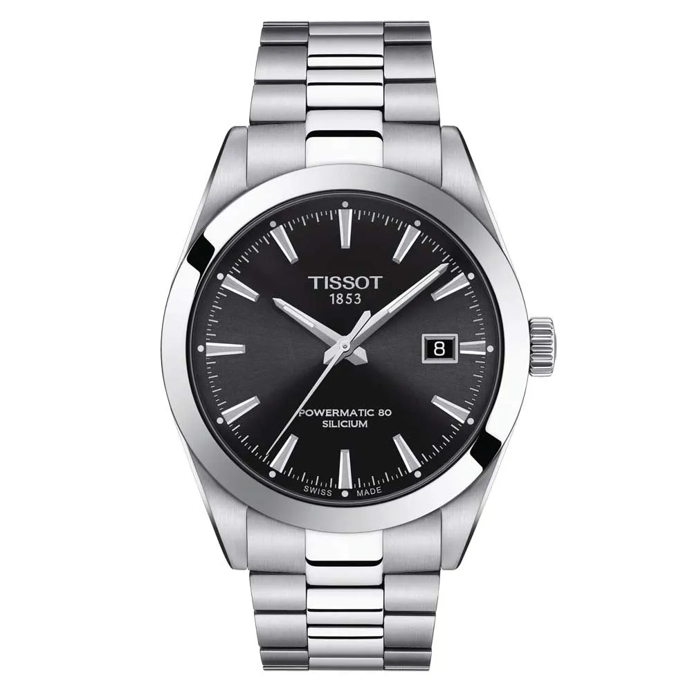 TISSOT T1274071105100 POWERMATIC 80 SILICIUM MEN'S WATCH
