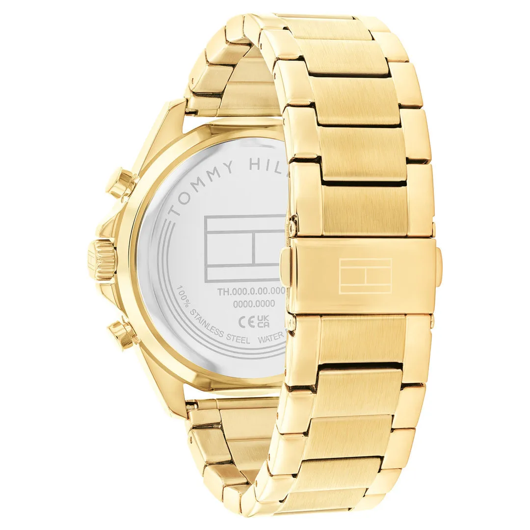 TOMMY HILFIGER JAX GOLD STEEL WATCH 1710658