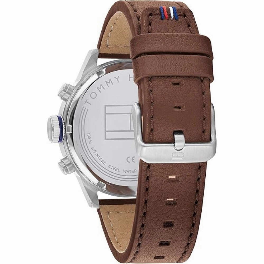 Tommy Hilfiger 1791807 Analogue Multifunction Quartz Watch for Men with Stainless Steel or Silicone Bracelet
