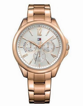 Tommy Hilfiger Womens Savannah Dress Watch - Rose Gold-Tone - Bracelet