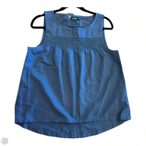 Top Sleeveless Designer By Kate Spade In Blue, Size: M kate spade