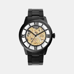 Townsman Men Automatic Black Dial Analog Stainless Steel Watch ME3197