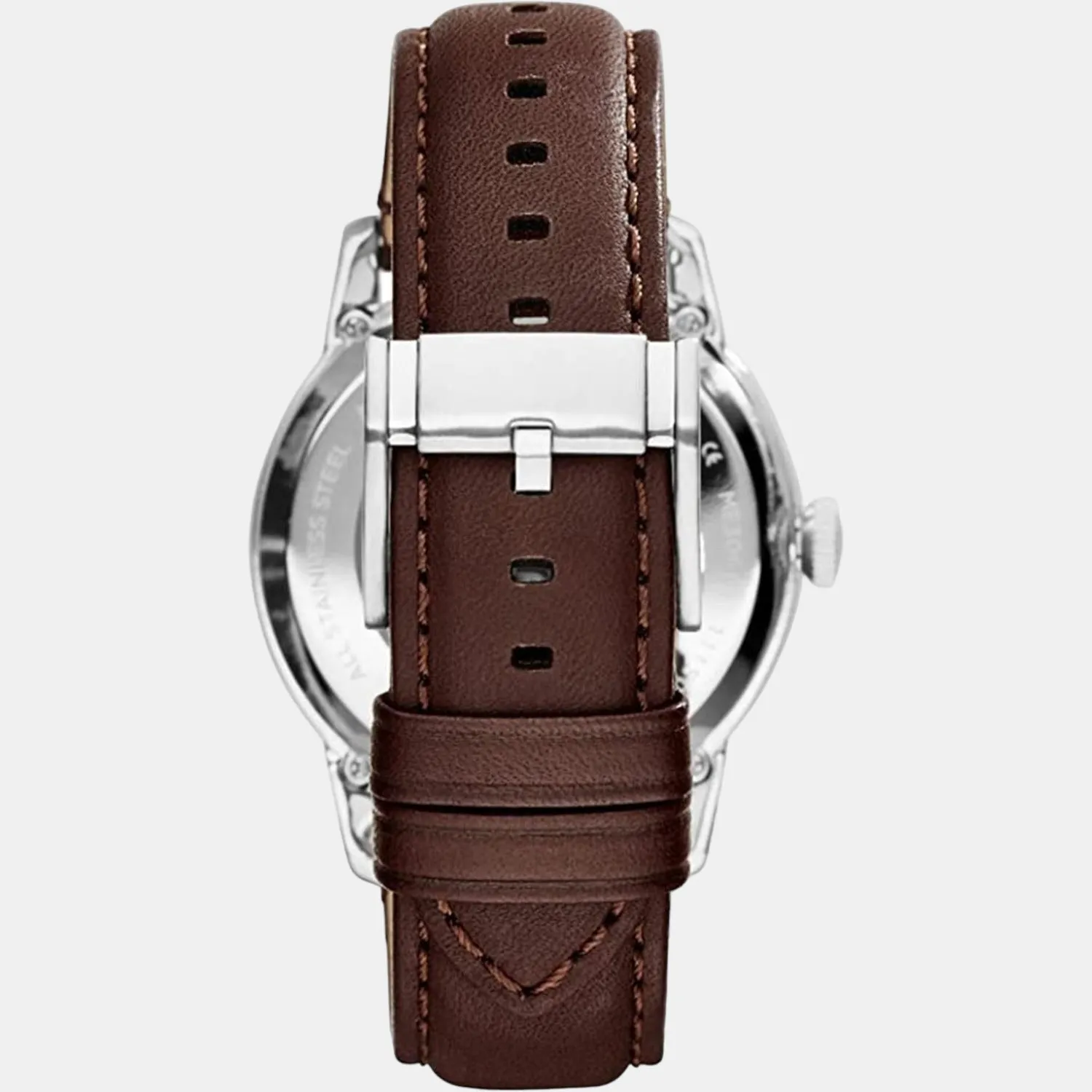 Townsman Men Automatic Black Dial Multi-Function Leather Watch ME3061
