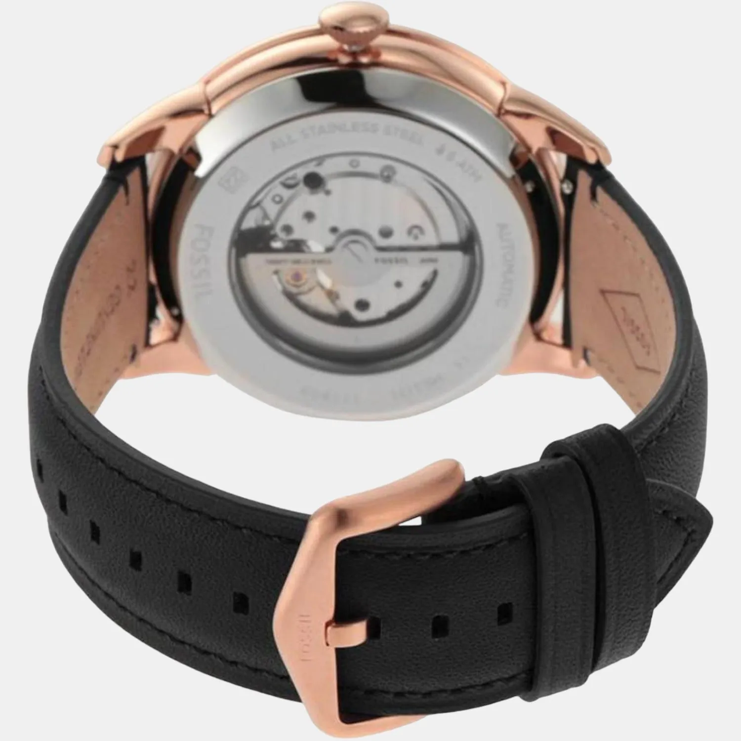 Townsman Men Automatic Black Dial Multi-Function Leather Watch ME3170