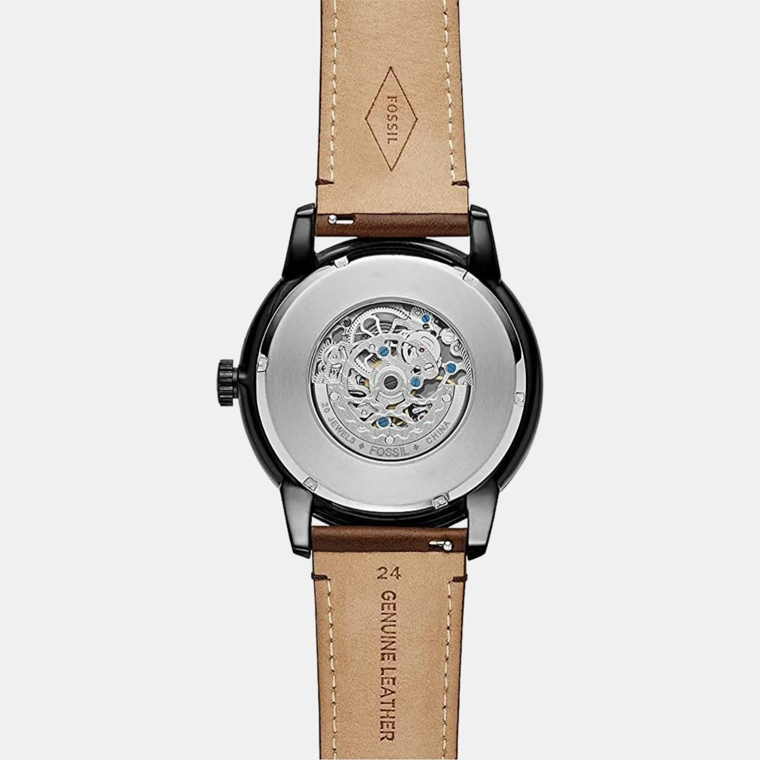 Townsman Men Automatic Brown Dial Analog Leather Watch ME3155