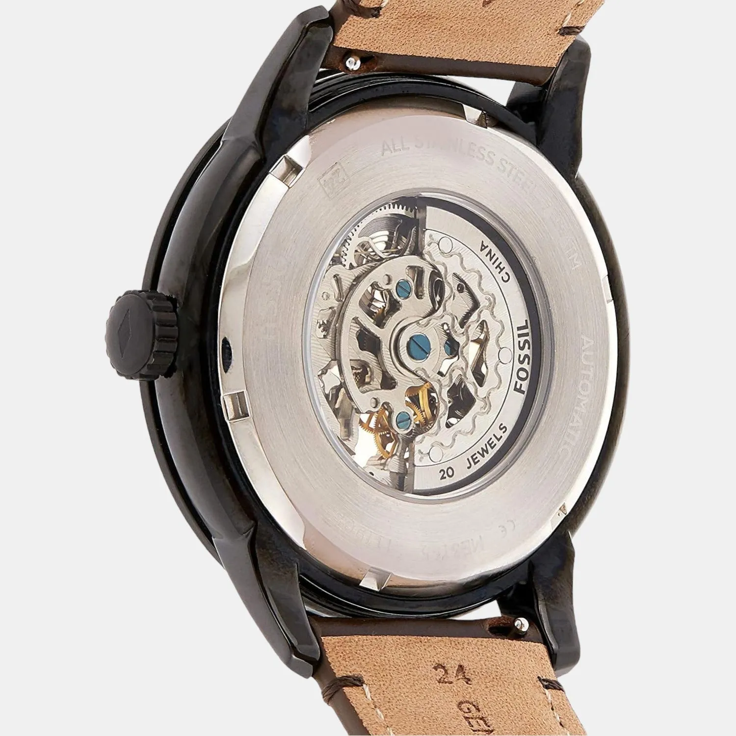 Townsman Men Automatic Brown Dial Analog Leather Watch ME3155