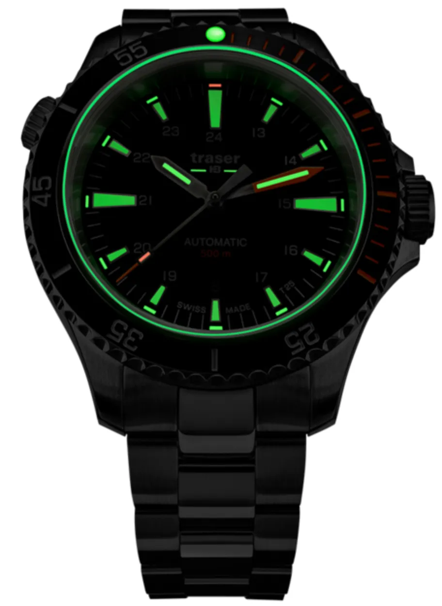Traser H3 P67 Diver Automatic Black Bracelet Watch