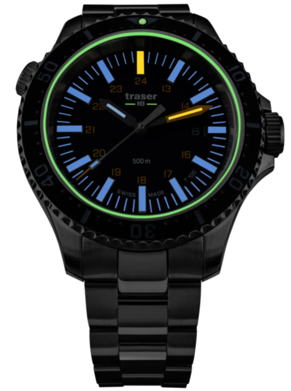 Traser H3 P67 Diver T100 Blue Bracelet Watch