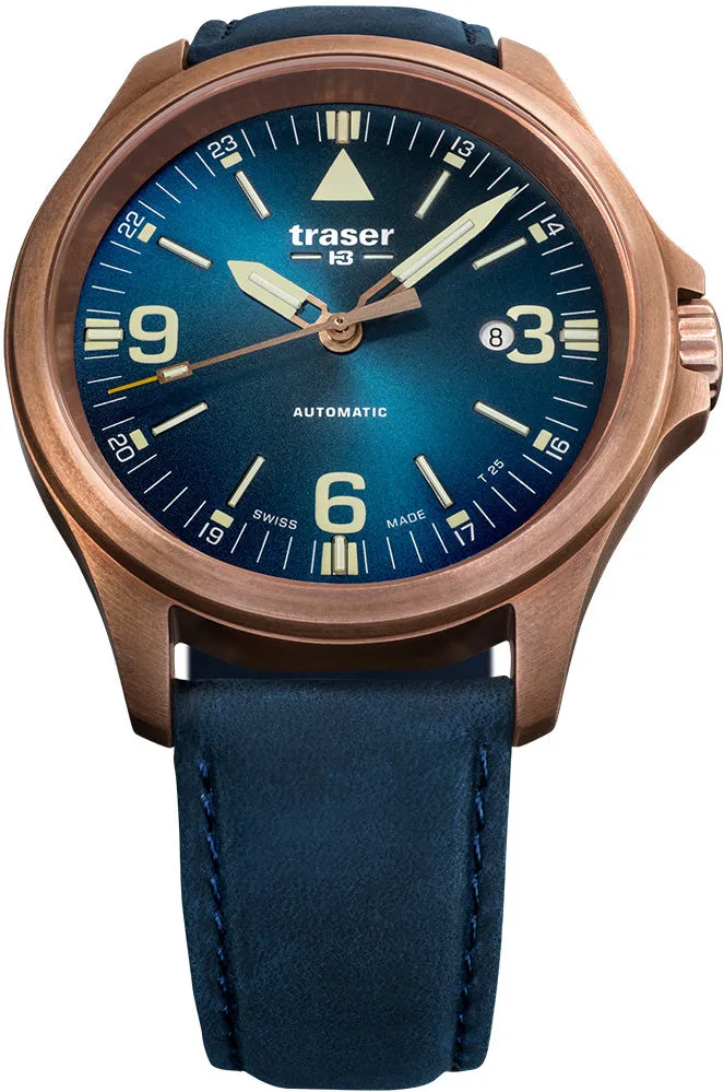 Traser H3 P67 Officer Pro Automatic Bronze Blue Watch