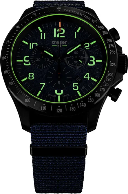 Traser H3 P67 Officer Pro Chronograph Blue Watch