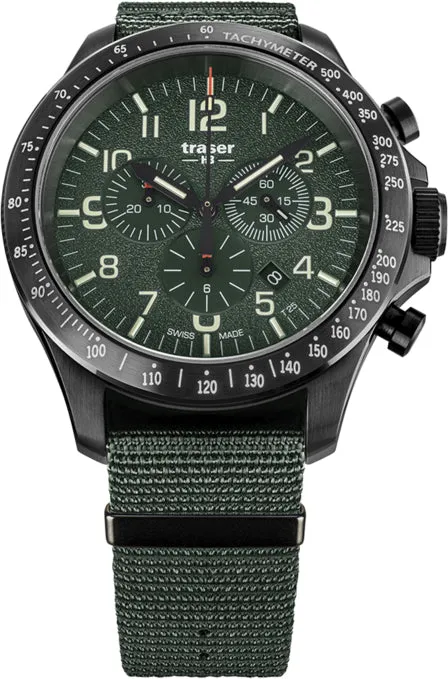 Traser H3 P67 Officer Pro Chronograph Green Watch