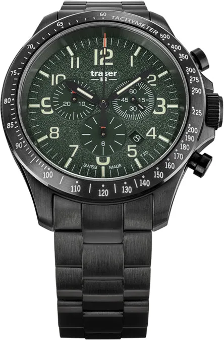 Traser H3 P67 Officer Pro Chronograph Green Watch