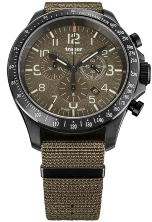 Traser H3 P67 Officer Pro Chronograph Khaki Watch